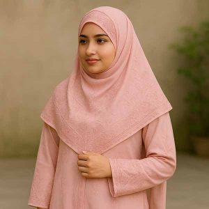 Pastel Pink Color Borka